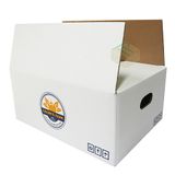  Thùng carton đóng hàng 7 lớp in flexo 50x35x22ccm đục lỗ tay cầm 