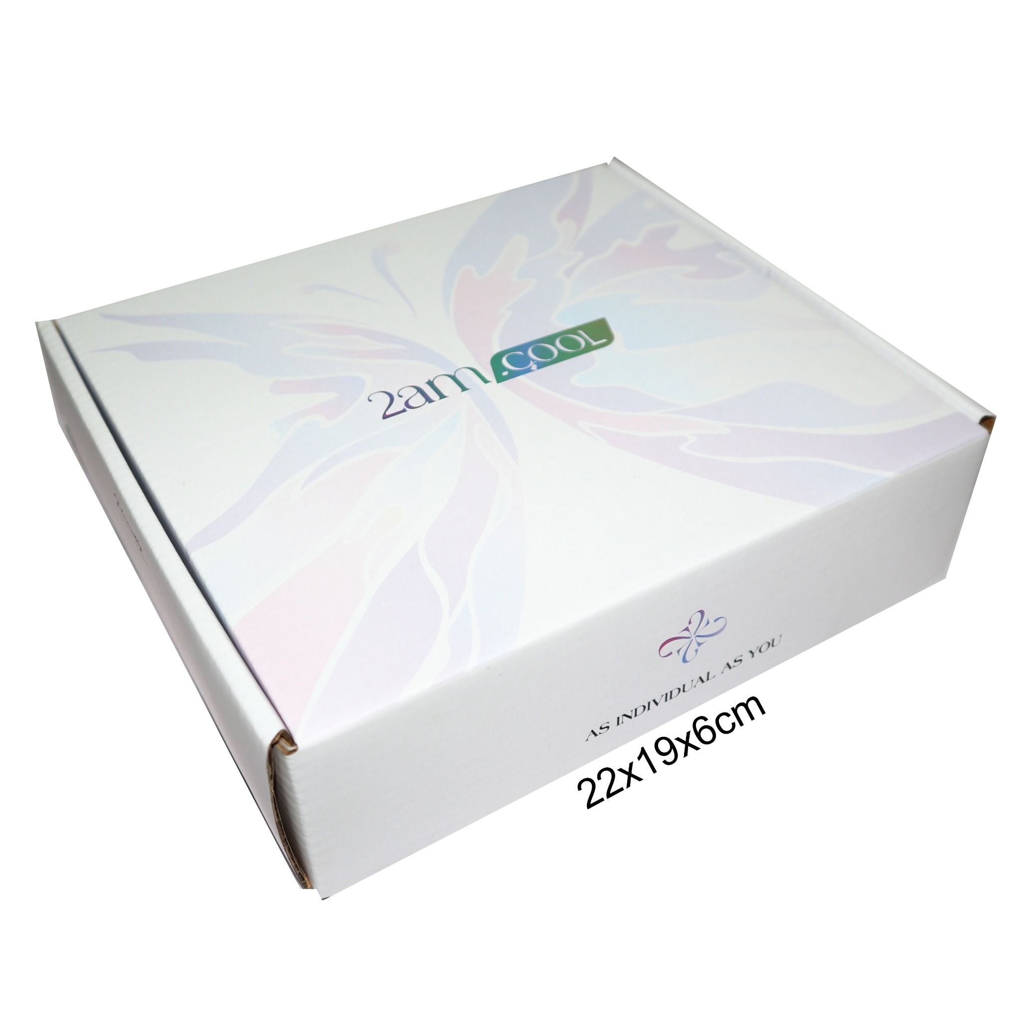  Hộp nắp gài 22x19x6cm in offset mẫu đẹp đựng quần áo 