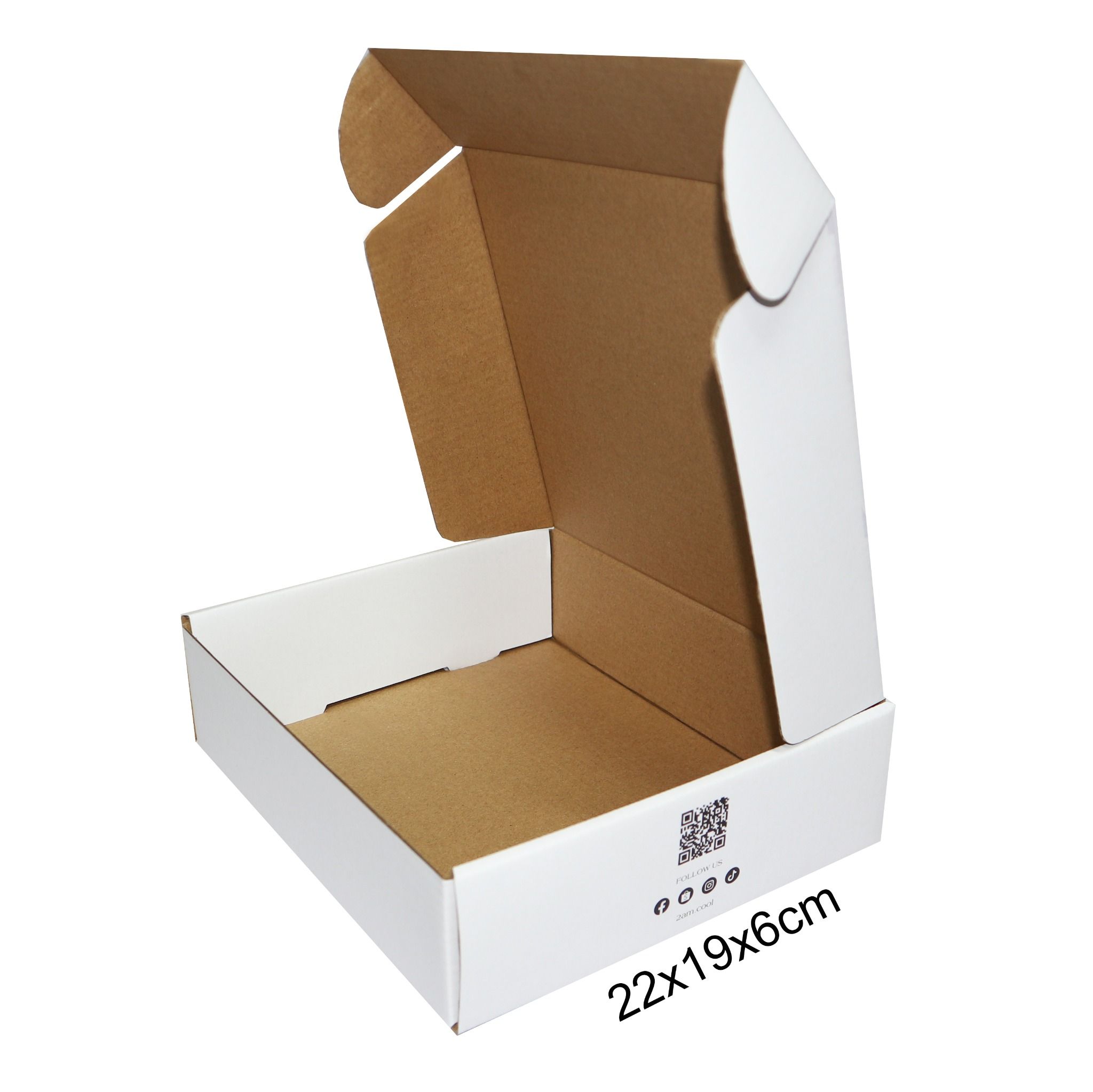 Hộp nắp gài 22x19x6cm in offset mẫu đẹp đựng quần áo 