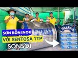 sơn bồn inox bằng sentosa 1 thành phần