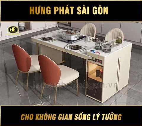 Bàn Ăn Hiện Đại Liền Tủ TB-105