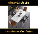 ban an mat da trang 6 ghe nk a011