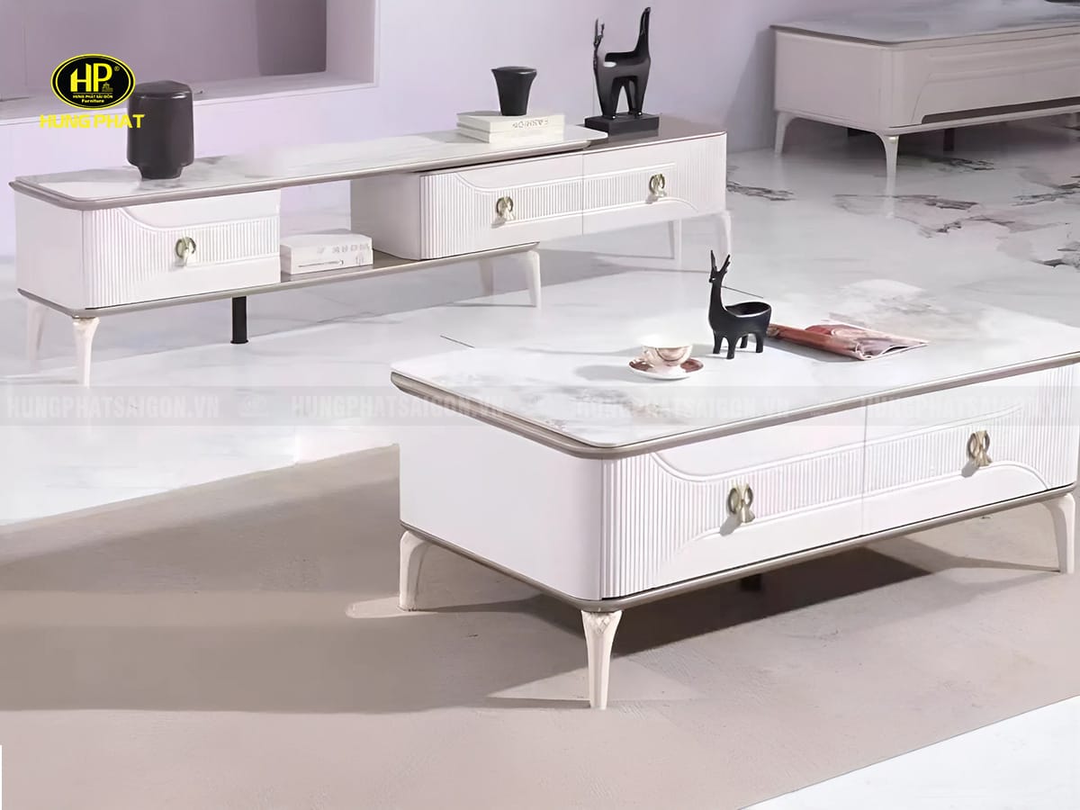 Bàn Sofa Phòng Khách Mặt Đá Cao Cấp X77