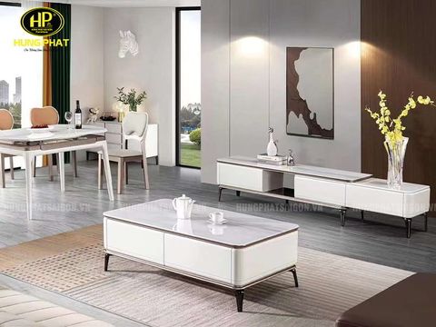 Bàn Sofa Mặt Đá Hiện Đại Nhập Khẩu M45