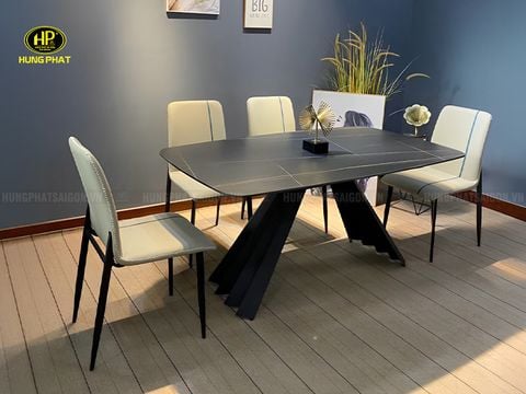 bộ bàn ăn mặt đá 4 ghế VP-114