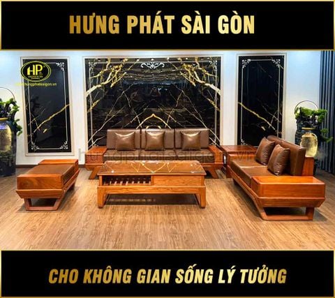 combo sofa go huong da hien dai hh 45