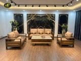 Ghế Sofa Gỗ Sồi Nga Phòng Khách HS-884C