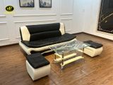 Sofa Băng Giá Rẻ H-51-A(Băng Thuyền Đen Trắng)