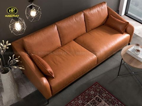 Sofa Da Phòng Khách Hiện Đại H-316