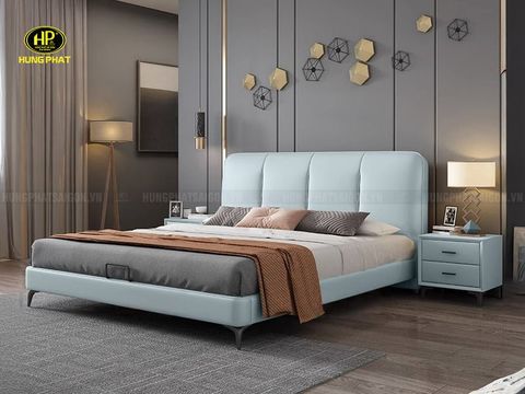 Giường Ngủ Bọc Da Hiện Đại Sang Trọng GD-51