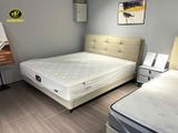 giường bọc da vải cao cấp khung gỗ tự nhiên chịu lực gd-95