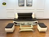 Sofa Băng Giá Rẻ H-51-A(Băng Thuyền Đen Trắng)