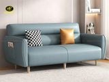Sofa da Hàn Quốc băng dài cho phòng khách hiện đại H-701