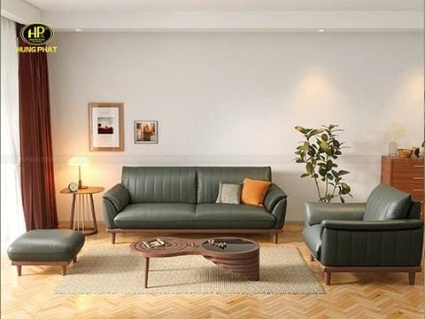 Sofa Băng Bọc Da Êm Ái Hiện Đại H-704