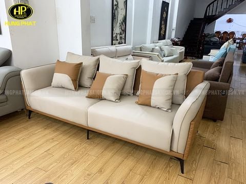 Sofa Da Hàn Quốc Sang Trọng Cho Phòng Khách H-106