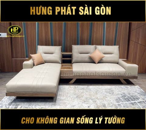 Sofa Gỗ Sồi Phòng Khách HS-882B