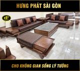 sofa go sang trong phong khach h 120