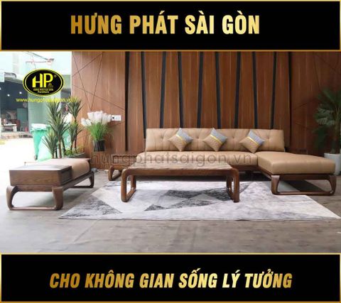 Ghế Sofa Gỗ Góc L Phòng Khách HS-995A