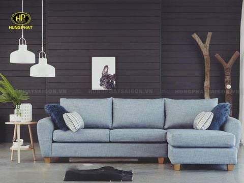 Sofa góc chung cư hiện đại H-267