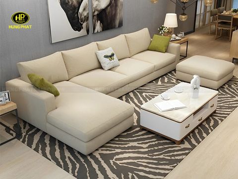 Sofa góc phòng khách sang trọng H-257