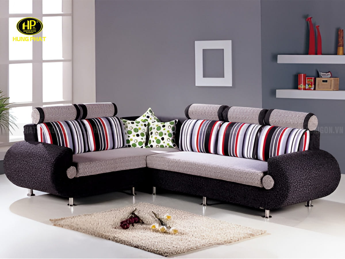 Sofa góc vải hiện đại H-144