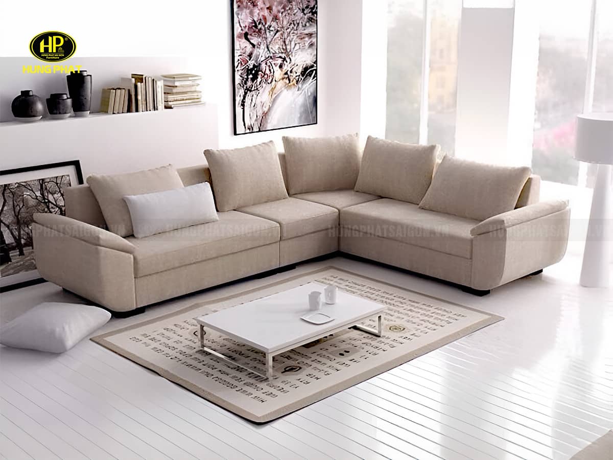 Sofa vải phòng khách hiện đại H-43