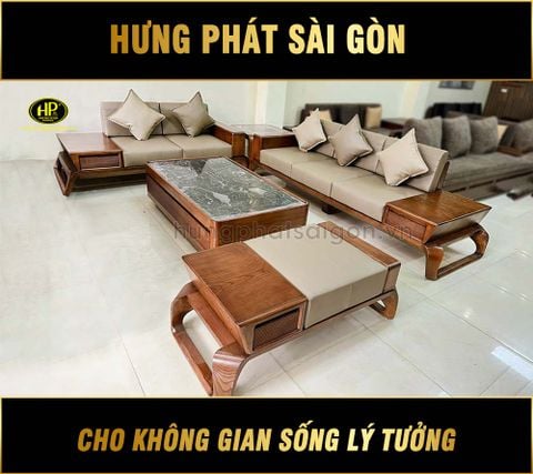 bo ghe sofa go soi hien dai hs 52