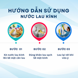  Nước Lau Kính Sumo 800ml - Màu Xanh Lá - Hương Bưởi 