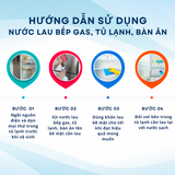  Nước Lau Bếp Gas và Tủ Lạnh Sumo 800ml 