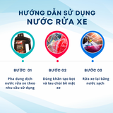  Nước Rửa Xe 1000ml (1 lít) Chai Có Quai - Màu Đen 