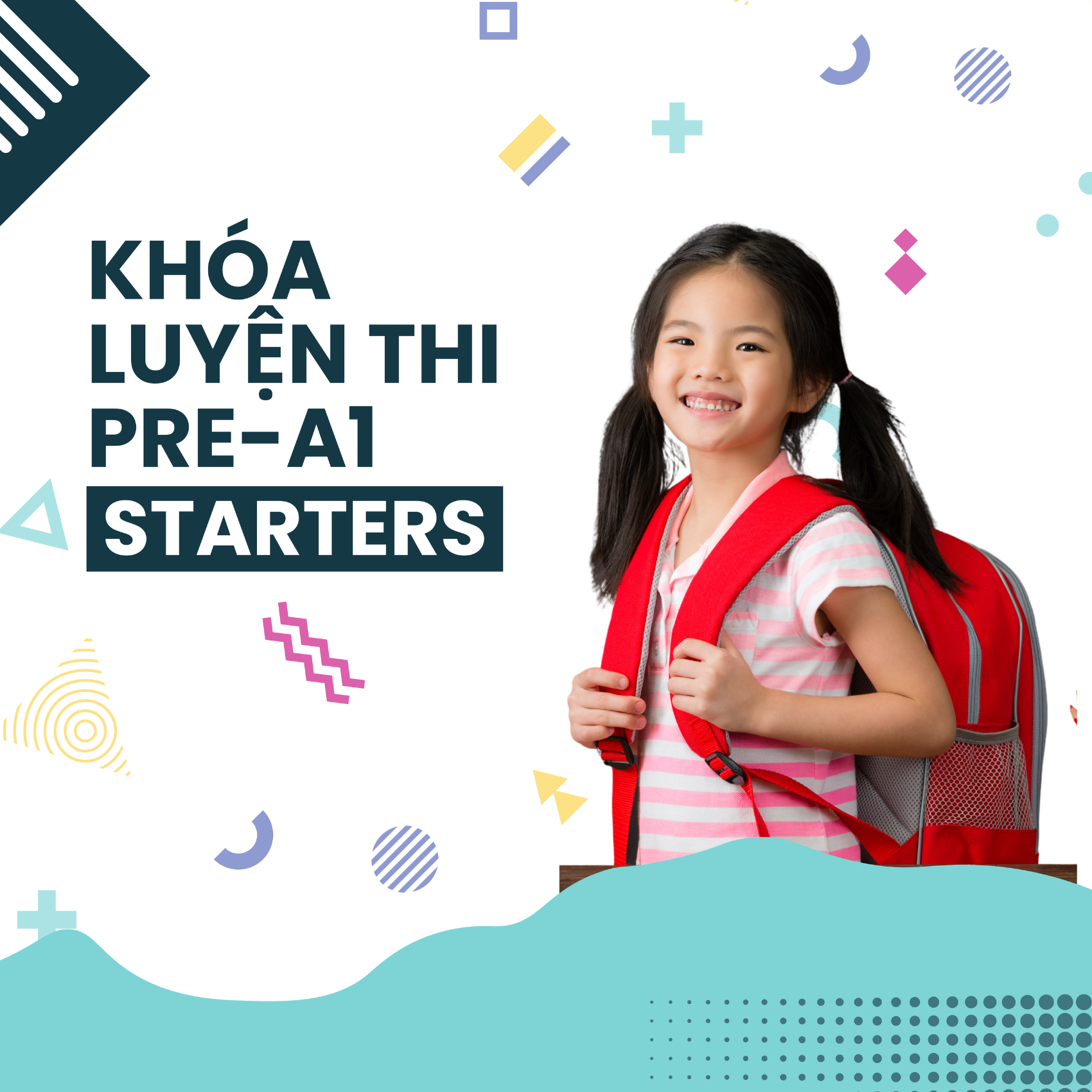 KHÓA HỌC LUYỆN THI PRE-A1 STARTERS (6-7 TUỔI) 12TUẦN