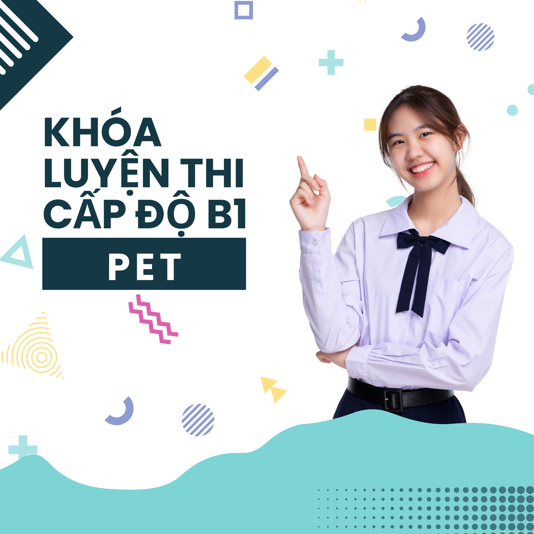 KHÓA HỌC LUYỆN THI B1 PET (14-15 TUỔI) 12 TUẦN