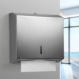 Hộp đựng giấy lau tay vuông inox treo tường