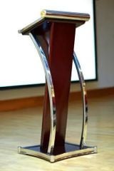 Bục phát biểu inox gỗ