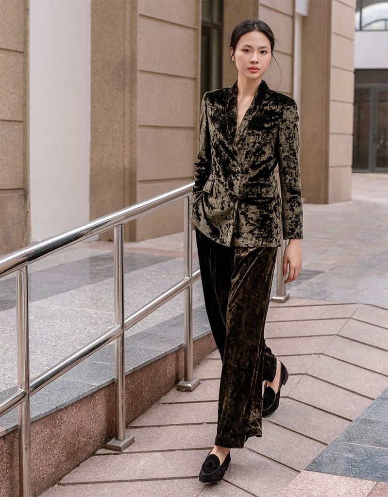  Quần tây Dressmate Furgy Xanh rêu 