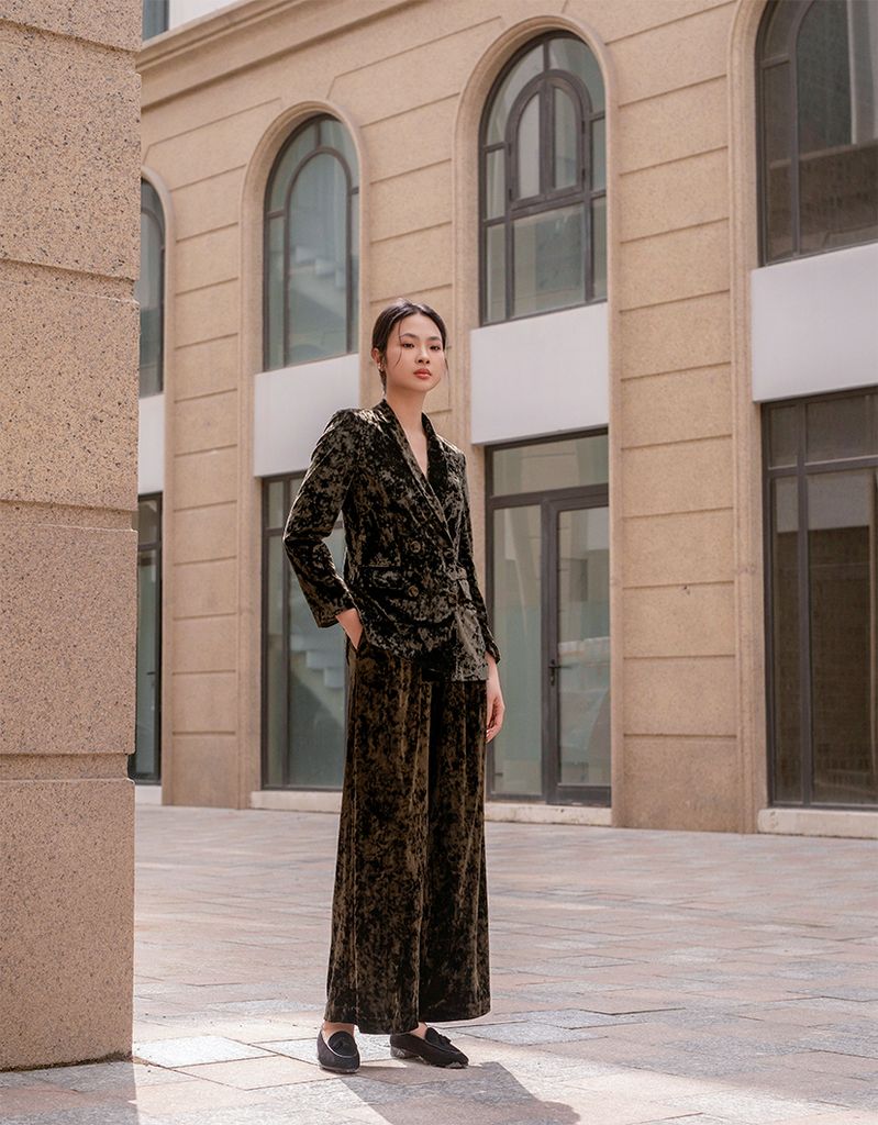  Quần tây Dressmate Furgy Xanh rêu 