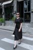 Đầm tay liền đen