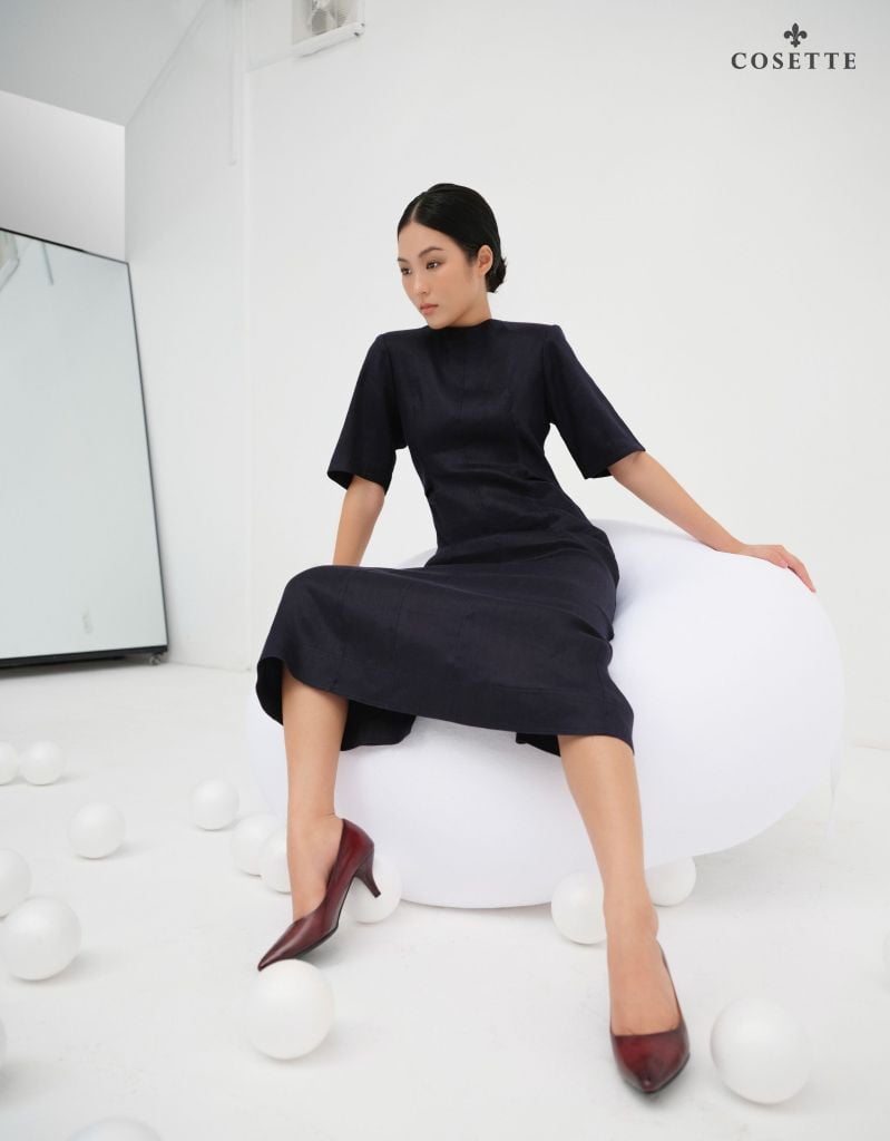  Đầm Lily Easter xanh đen 