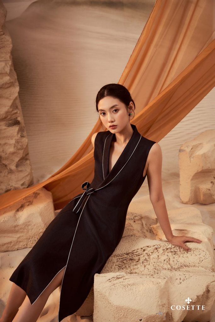  Đầm CWS Chiles Midnightblue-WL 