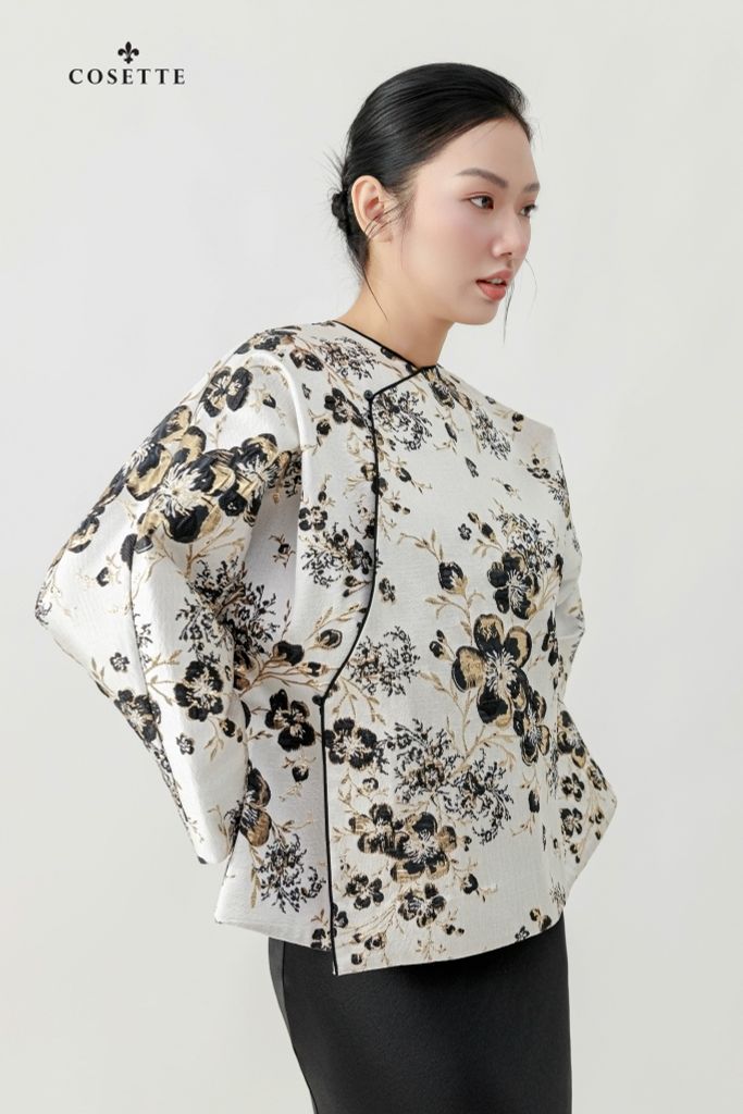  Áo Silkroad Blossom Oxfordblue 