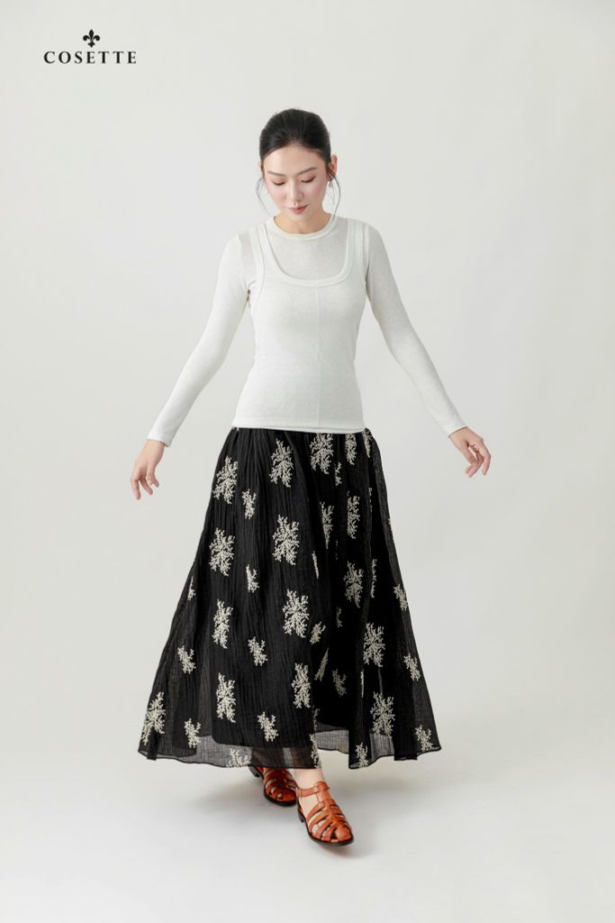  Chân váy Nina Bushes Charcoal 