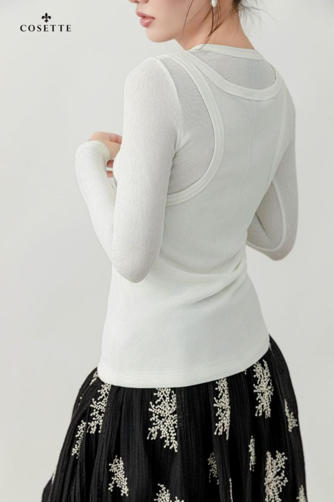  Áo Nina Dual OffWhite 