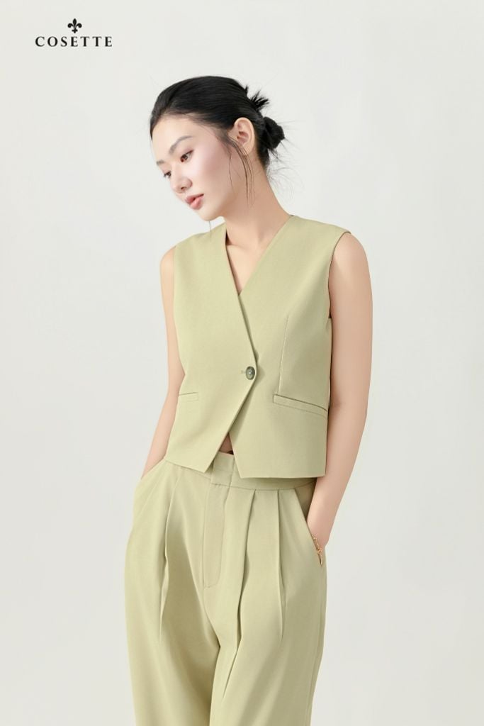  Quần CWS Asym Sagegreen 