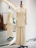 Quần tây Dressmate 2 bản lưng kem