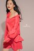Quần short linen đỏ