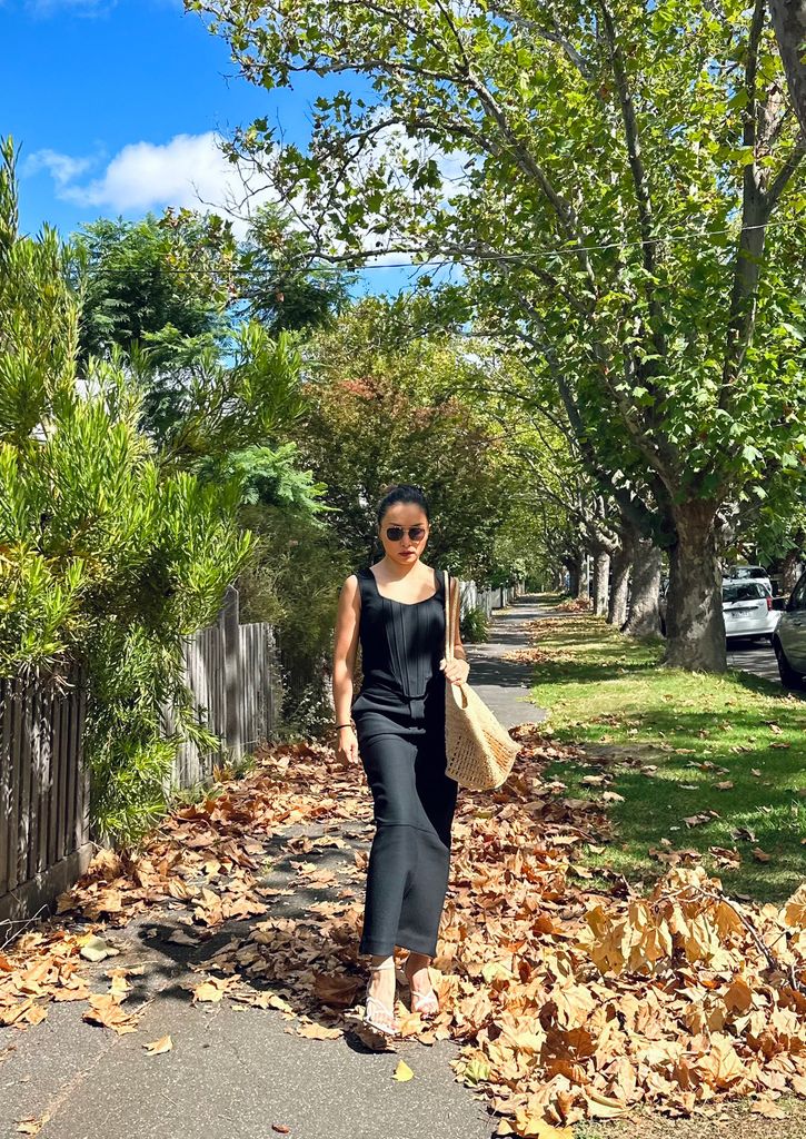  Chân váy rã thân đen 