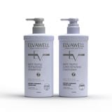  (500ml) Cặp dầu gội phục hồi hư tổn siêu suôn mượt Elvawell 