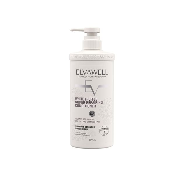  Dầu xả giảm gàu siêu suôn mượt Elvawell 500ml 