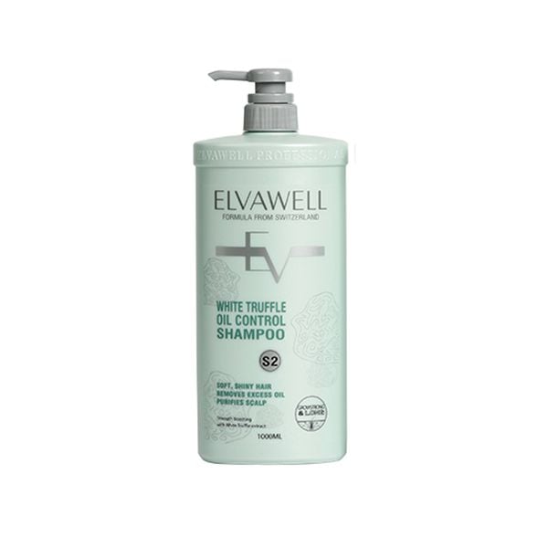  Dầu gội giảm rụng tóc sạch dầu bết Elvawell 1000ml 