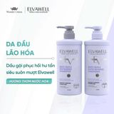  Dầu xả phục hồi hư tổn siêu suôn mượt Elvawell 500ml 